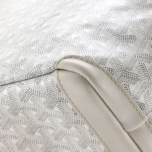 Goyard Artois Tote Coated Canvas MM White - Picture 6 of 8